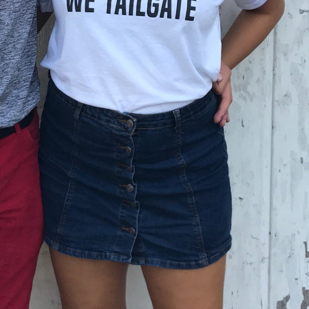 Denim skirt